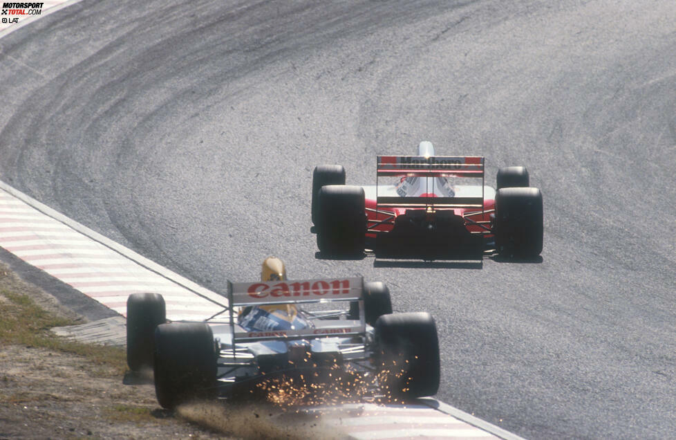 Suzuka (Japan) 1991: Ayrton Senna feiert in der Heimat von Motorenhersteller Honda den bis heute einzigen WM-Titel eines V12-Motors.