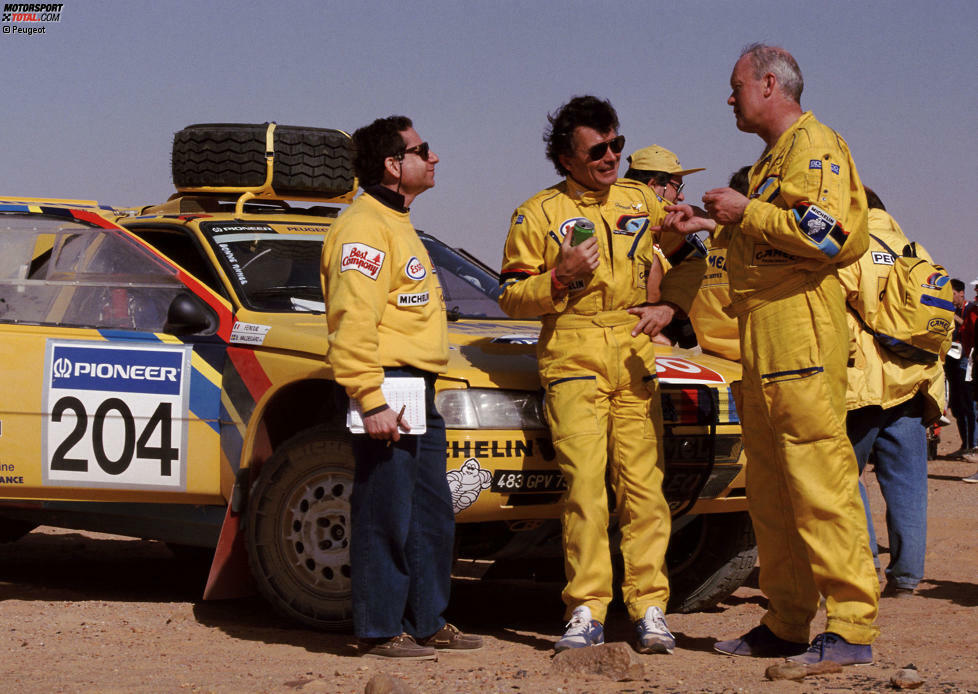 Er entschied sich, seinen Peugeot 205 Turbo 16 bei der Rallye Paris-Dakar an den Start zu schicken und leitete eine ab 1987 währende Erfolgsserie ein. 1989 spannte er seine Superstars Ari Vatanen und Jacky Ickx ein.