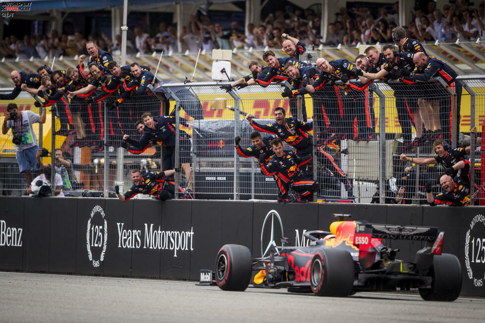 In Hockenheim zeigt er einmal mehr eine starke Vorstellung im Regen. Er holt den zweiten Saisonsieg, ehe es auf seiner Lieblingsstrecke in Belgien wieder bergab geht ...