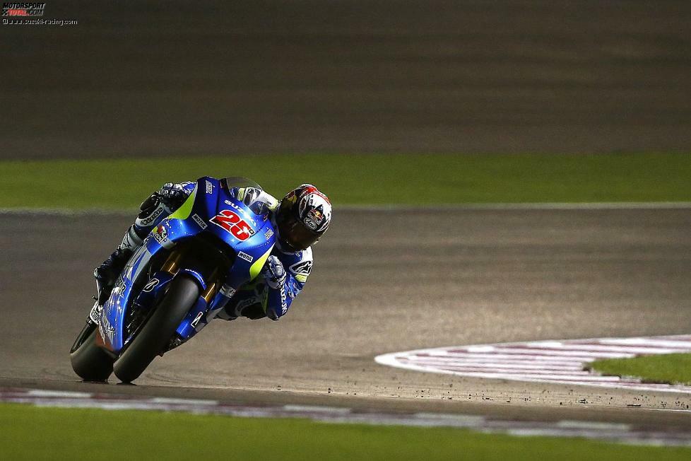 Katar 2015: Vinales fährt sein erstes MotoGP-Rennen. Es dauert aber einige Zeit, bis er sich an die Königsklasse gewöhnt hat. Platz sechs in Barcelona war sein erster Höhepunkt, nachdem er im Qualifying Zweiter war.