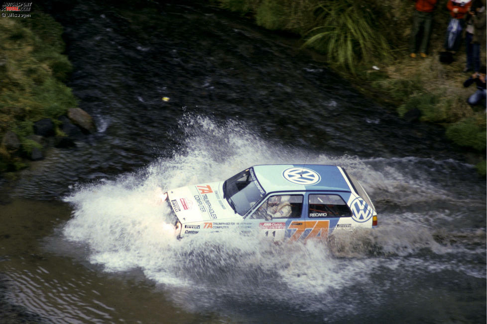 In der Rallye-Weltmeisterschaft (WRC) taucht Volkswagen mit dem Golf GTI erstmals zwei Jahre später auf und geht dort bis zum Jahr 1987 regelmäßig an den Start. 1986 gewinnt der Schwede Kenneth Eriksson die Gruppe-A-Wertung der Weltmeisterschaft.