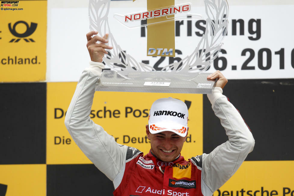 Norisring 2016, Rennen 2: Nico Müller (Abt-Audi) gewinnt das erste Rennen seiner noch jungen DTM-Karriere.