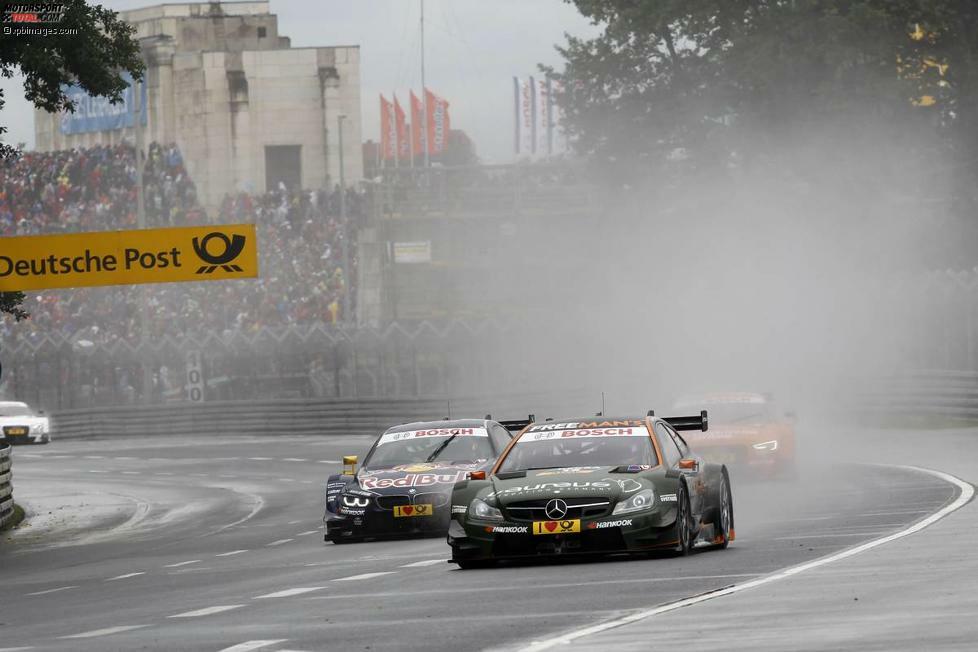 Norisring 2014: Von der Pole-Position gestartet sichert sich Robert Wickens seinen ersten Sieg auf dem Norisring.