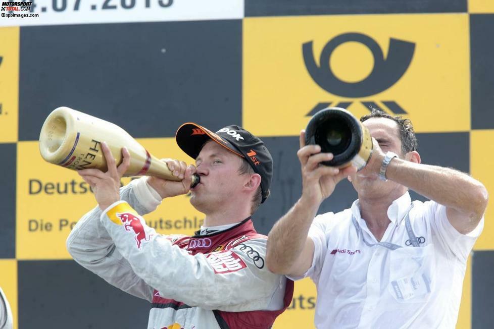 Norisring 2013: Mattias Ekström (Abt-Audi) wird der Sieg wegen dem 