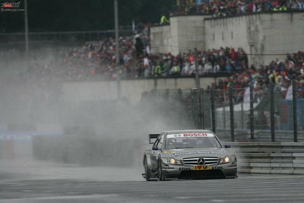 Norisring 2011:  Einen Start-Ziel-Sieg fährt Bruno Spengler im Mercedes ein. Für den Kanadier ist es bereits der dritte Sieg auf dem Norisring.