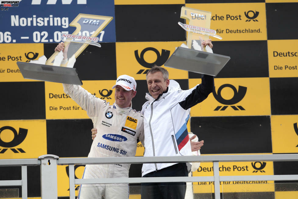 Norisring 2017, Rennen 2: Maxime Martin kann den zweiten BMW-Sieg des Wochenendes beisteuern. Er hatte sich in einem Rennen mit Unterbrechung und Chaos durchsetzen können.