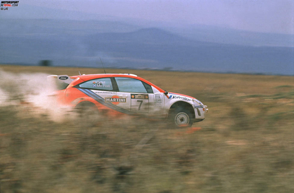 1999 verlässt McRae Subaru und wechselt zu M-Sport, um den brandneuen Ford Focus zu fahren. Sein Triumph bei der Safari Rallye ist bis heute legendär. In der zweiten Saisonhälfte kommt McRae aber nie ins Ziel. Auch 2000 verhindern Probleme mit der Zuverlässigkeit eine WM-Chance.