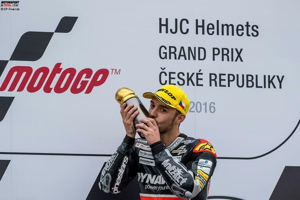 Seine Erfolge in der Moto2-Klasse (2014-2016, 2019): 59 Rennen, 3 Siege, 11 Podestplätze, 2 Pole-Positions, 5 schnellste Rennrunden.