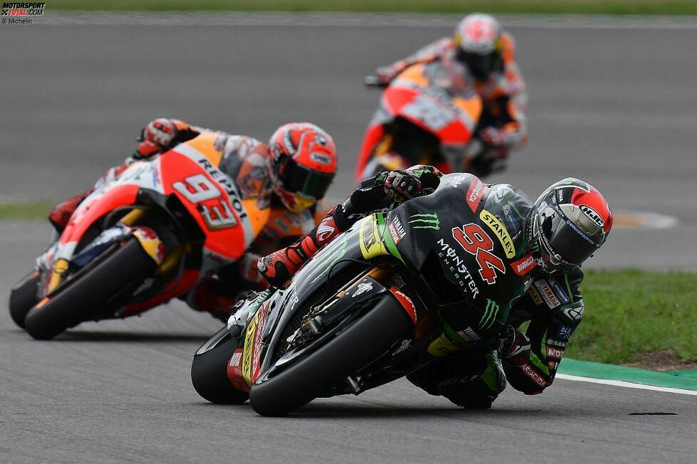 Folger kämpft mit Marc Marquez (Honda) lange um den Sieg und fährt schließlich einen souveränen zweiten Platz und damit sein erstes Podest in der Königsklasse ein. An diesen Erfolg kann er danach jedoch nicht mehr anknüpfen.