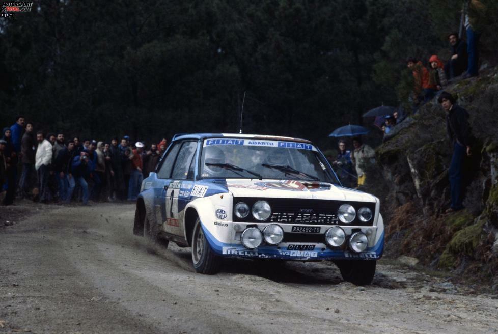 Die Rivalität der Fiat-Teamkollegen Röhrl und Markku Alen (im Bild) erreicht 1980 bei der Rallye Portugal seinen Höhepunkt. Röhrl wirft dem Finnen vor, einen Zusammenstoß zwischen einem Serviceauto und seinem 131 verursacht zu haben.