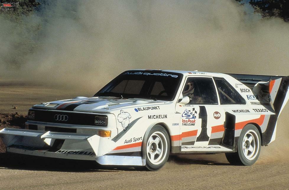 1987 startet Röhrl nur noch bei drei WM-Läufen. Für Schlagzeilen sorgte er auf dem Pikes Peak. Auf der damals noch teilweise unbefestigten Straße jagt er den 600 PS starken Audi S1 als erster Fahrer der Geschichte unter elf Minuten hoch.