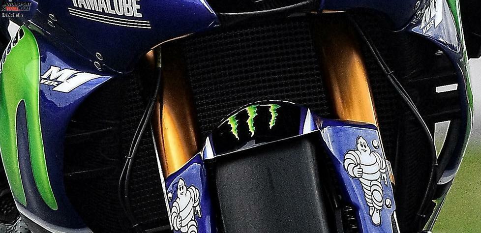 Für viel Gesprächsstoff sorgt die Yamaha-Variante, um den Wegfall der Winglets zu lösen. Die Verkleidung ist etwas verbreitert, darunter befinden sich Luftschächte. Diese clevere Idee ist als legal eingestuft.