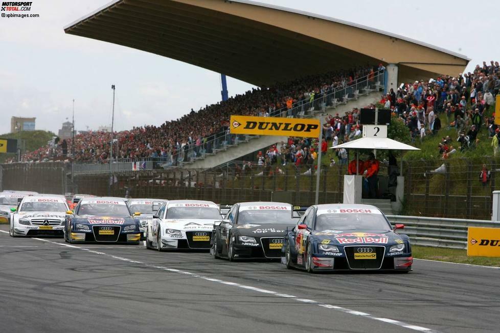 Zandvoort 2008: Start-Ziel-Sieg für Mattias Ekström (Audi), der den Vierfach-Erfolg der Ingolstädter komplett macht.