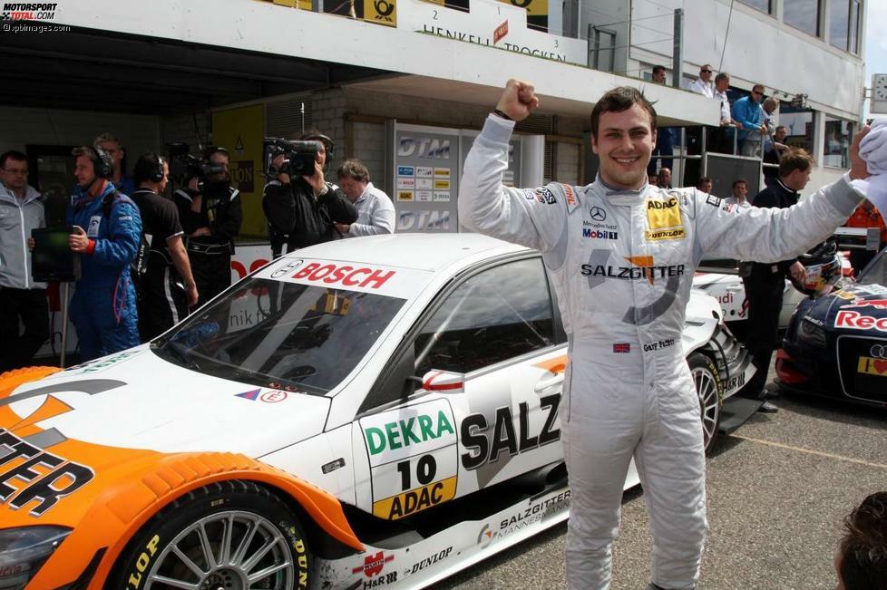 Zandvoort 2009: Gary Paffett (Mercedes) setzt sich gegen die Konkurrenz aus Ingolstadt durch und gewinnt vor drei Audi-Fahrern.