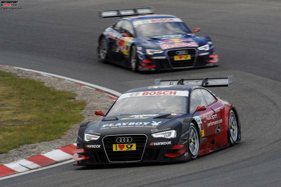 Zandvoort 2012: Edoardo Mortara (damals noch im Audi) gewinnt sein zweites DTM-Rennen.