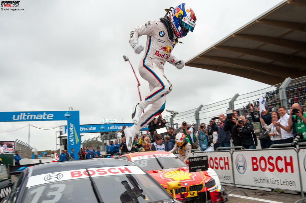 Zandvoort 2015, Rennen 2: Seinen ersten und bis dato einzigen DTM-Sieg feiert Antonio Felix Da Costa (BMW) an der niederländischen Nordseeküste. Der Portugiese sorgt mit seinen BMW-Kollegen Augusto Farfus, Bruno Spengler, Timo Glock und Marco Wittmann für einen Fünffach-Erfolg für die Münchner.