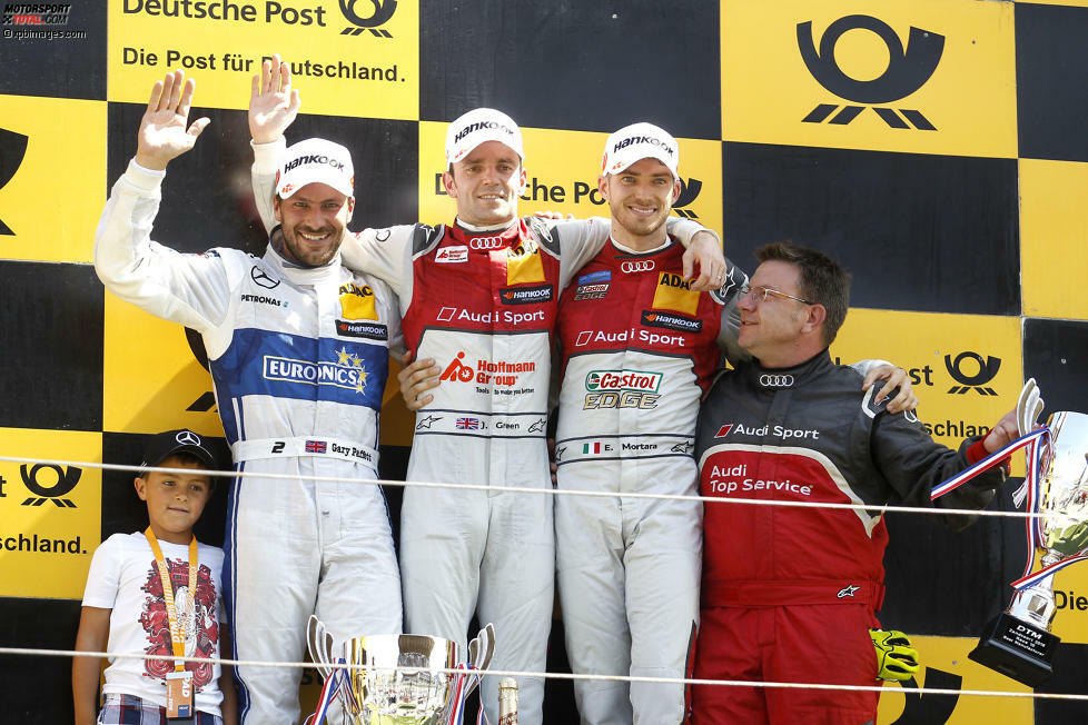 Zandvoort 2016, Rennen 2: Nach seinem Start von der Pole-Position gewinnt Jamie Green (Audi) sein elftes DTM-Rennen.