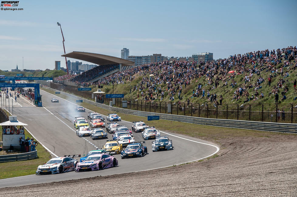 Zandvoort 2016, Rennen 1: Start-Ziel-Sieg für Robert Wickens (Mercedes).