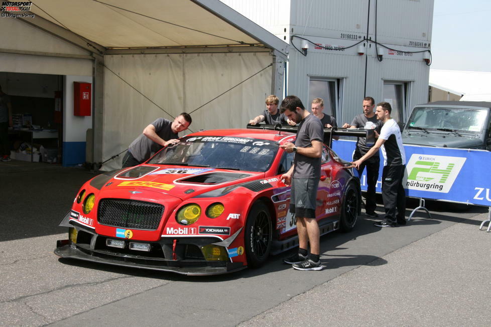 Team Abt #36 (Bentley Continental GT3) - Maxime Soulet - Qualifiziert über Qualifying-Ergebnis Qualifikationsrennen