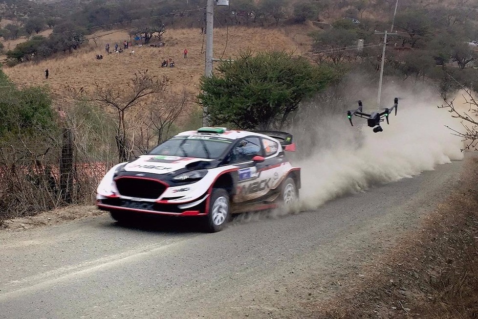 Rallye in Reinform aus Drohnen-Sicht -
 Quadrocoptern von DJI machten diese einzigartigen Aufnahmen von der WRC