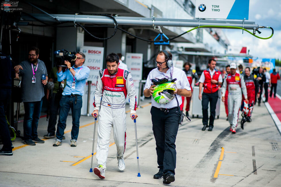 4. Mike Rockenfeller: 
Der Audi-Pilot macht alle Hochs und Tiefs einer Saison mit: Mal ist er Podiumsjäger, mal schafft er es nicht einmal in die Nähe der Punkte, mal überlebt er einen Horrorcrash und humpelt danach mit Krücken durch die Boxengasse ...