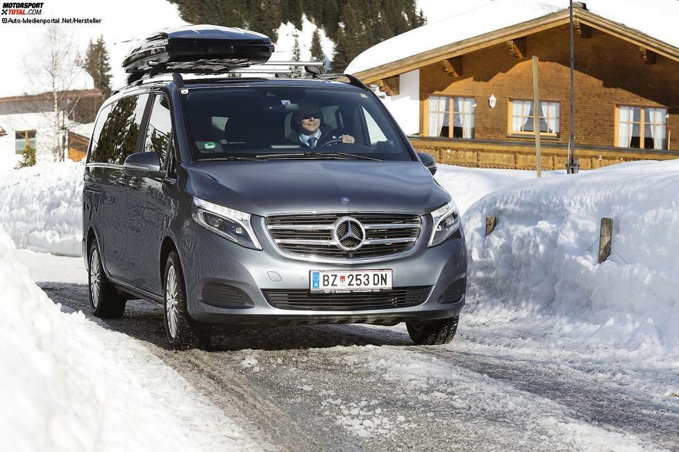 Auf Rang 3 folgen mit je zwölf Prozent Kleinwagen und SUV. Das könnte sich aber in Zukunft ändern. Im Bild: Mercedes-Benz V-Klasse