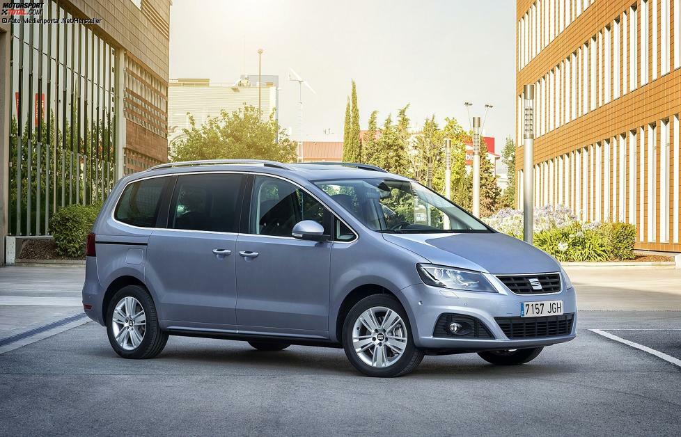 Aktuell fahren 57 Prozent der befragten Familien einen Benziner, 36 Prozent einen Diesel. Im Bild: Seat Alhambra