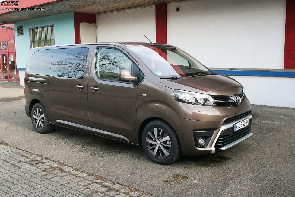 Gefragt nach den Kaufabsichten, sagten 74 Prozent in der aktuellen Umfrage, dass beim nächsten Autokauf ein Benziner in Frage komme, nur noch 33 Prozent halten auch einen Diesel für möglich. Im Bild: Toyota Proace Verso