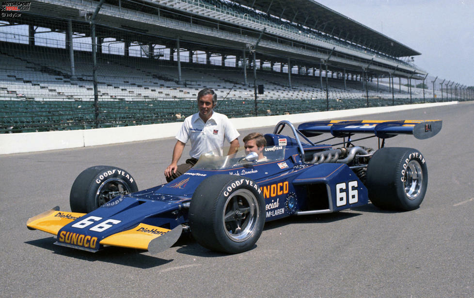 Mark Donohue (14 Grands Prix): 1969 bestreitet der US-Amerikaner zum ersten Mal die 500 Meilen und wird Rookie des Jahres. Nach Platz zwei 1970 schlägt 1972 mit dem Sieg seine große Stunde. Es ist der erste Penske- und McLaren-Sieg in Indianapolis.