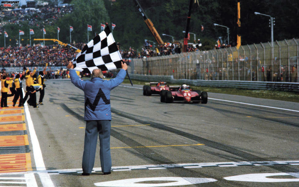 ...Art und Weise. Pironi missachtete beim Ferrari-Heimspiel in Imola den Nichtangriffspakt in der letzten Runde und fuhr vor Villeneuve als Sieger durchs Ziel. Der erboste Kanadier kündigte an, mit Pironi nie mehr ein Wort zu sprechen. Die Drohung sollte wahr werden: Beim nächsten Rennen in Zolder...