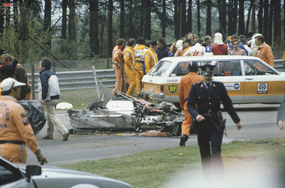 ...verunglückte Villeneuve auf der erbitterten Jagd nach der Pole bei einem Auffahrunfall tödlich. Pironi brach sich im gleichen Jahr in Hockenheim die Beine und starb 1987 bei einem Speedboot-Unfall. Witwe Catherine brachte Monate später Zwillinge zur Welt und nannte sie Gilles und Didier. Weniger tragisch, aber...