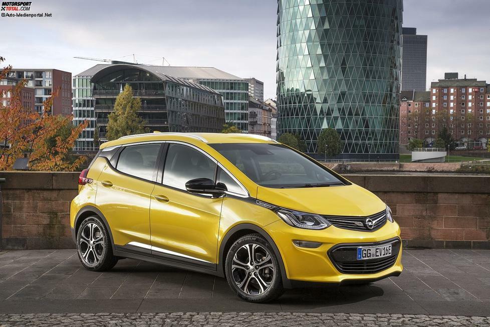 und Opel Ampera-e (45 %, Elektroautos). Restwertriesen in absoluten Zahlen sind: