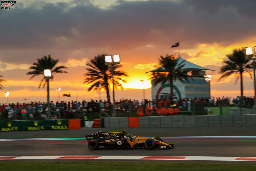 Renault jubelt über Platz sechs.
Team: 