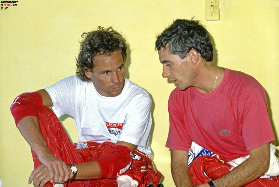 Berger war im Formel-1-Fahrerlager einer der engsten Freunde des legendären Ayrton Senna.