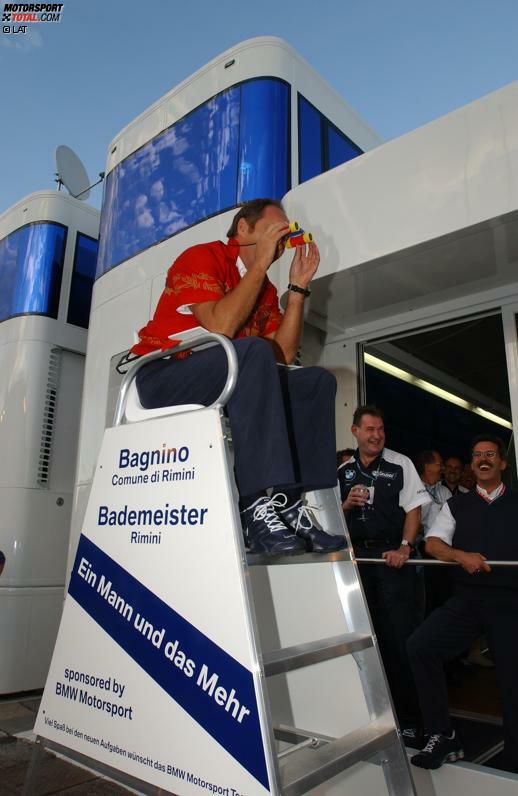 Beim Italien-Grand-Prix 2003 verabschiedete sich Berger aus seinem Amt bei BMW. Als 