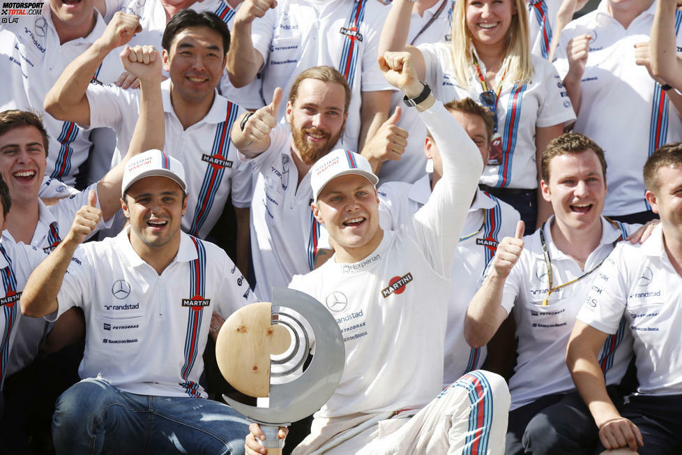 2014 nimmt die Karriere richtig Fahrt auf. Williams gelingt überraschend ein guter Wurf mit dem Auto. In Österreich fährt Bottas zum ersten Mal auf das Podium, fünf weitere Podestplätze folgen. Rang vier im WM-Endklassement ist bis heute sein bestes Ergebnis.