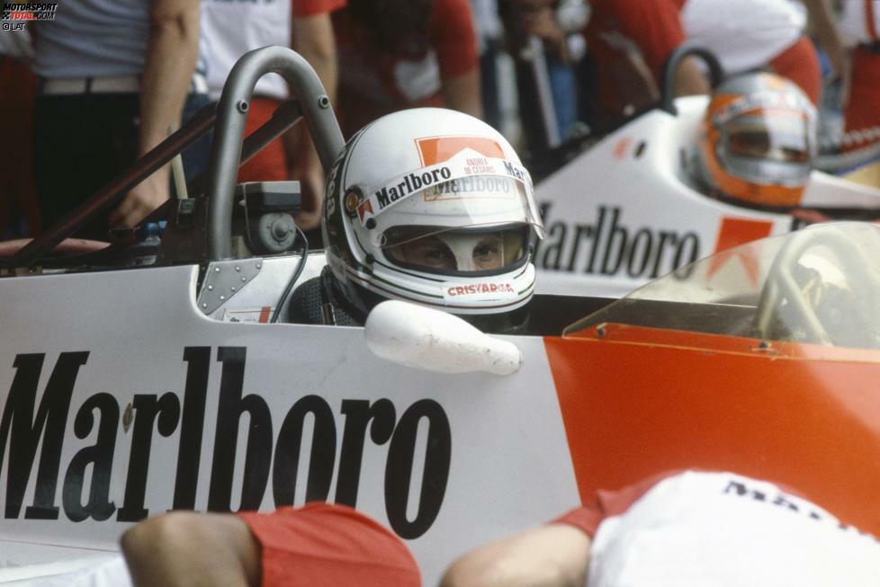 Andrea de Cesaris: Manche behaupten, er sei der beste Formel-1-Fahrer gewesen, der nie ein Rennen gewann. Andere sagen einfach: 
