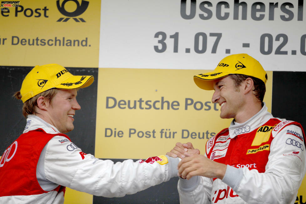 2008 muss sich Mattias Ekström im internen Kampf bei Audi seinem Markenkollegen Timo Scheider geschlagen geben. Drei Rennsiege reichen nicht aus, die Titelverteidigung bleibt aus.