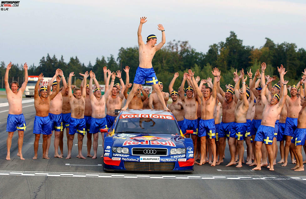 Audi-Fahrer Mattias Ekström ist immer für einen Spaß und coolen Spruch zu haben. 'Motorsport-Total.com' hat 