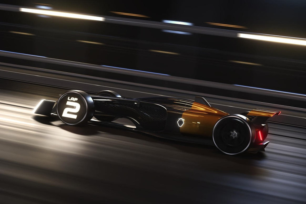 Durchsichtiges Cockpit, Lichteffekte, mehr E: So spektakulär stellt sich Renault die Formel 1 im Jahr 2027 vor