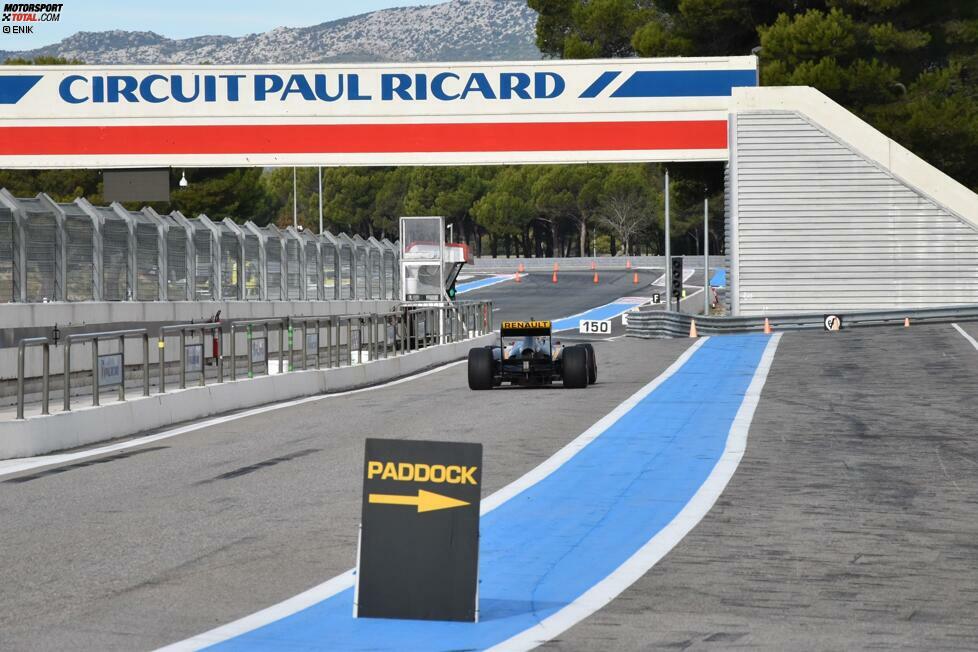 Auf dem Circuit Paul Ricard in Le Castellet findet 2018 wieder ein Grand Prix statt. Binder fährt die Kurzanbindung der Strecke.