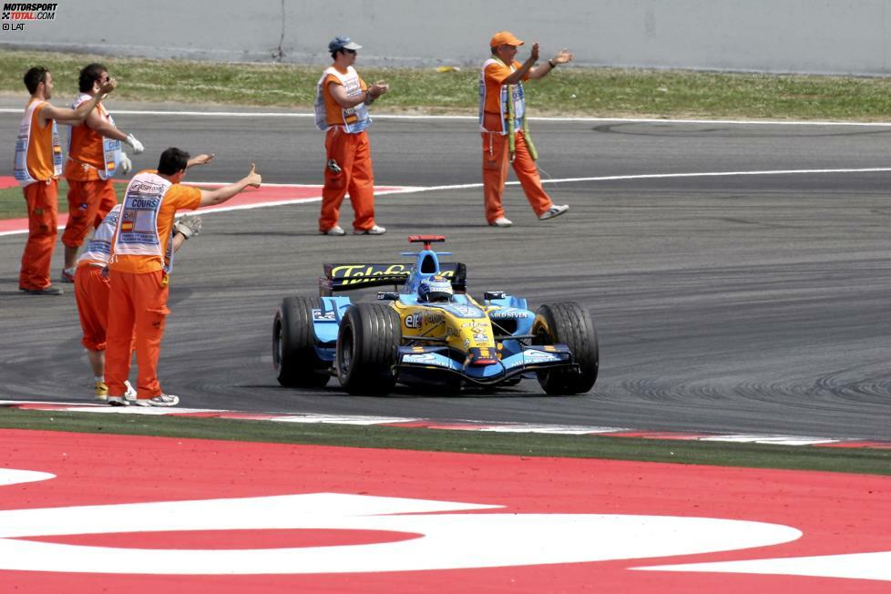 Nur zwei aktuelle Fahrer haben in Spanien öfter als einmal gewonnen: Kimi Räikkönen (2005 auf McLaren und 2008 auf Ferrari) und Fernando Alonso (2006 auf Renault und 2013 auf Ferrari).
