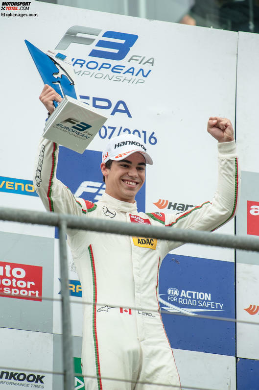 Lance Stroll, in diesem Jahr der andere Formel-1-Debütant in Spa, hat dort auch schon Siege gefeiert. Im vergangenen Jahr gewann er auf dem Weg zur Formel-3-Europameisterschaft in Spa.