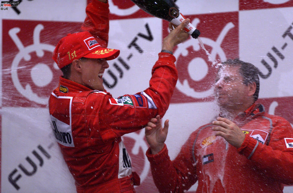 Zwei Deutsche krönten sich in Suzuka schon zum Formel-1-Weltmeister: Michael Schumacher 2000 und 2003 auf Ferrari sowie Sebastian Vettel 2011 auf Red Bull. Schumachers erster Fahrertitel, der in Japan fixiert wurde, war gleichzeitig der erste für Ferrari nach mehr als 20 Jahren Durststrecke.