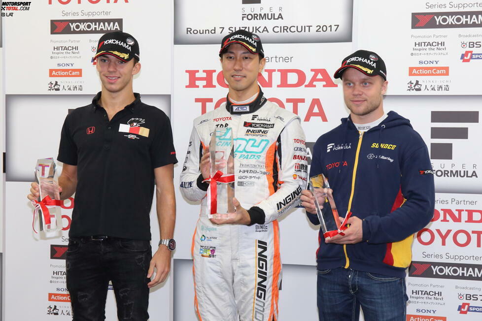 Super Formula - Hiroaki Ishiura: Das verrückteste Finale gab es in Japan, denn es fand keines statt! Pierre Gasly verzichtete extra auf den Formel-1-Lauf in Austin, nur damit das Saisonfinale in Suzuka am Ende wetterbedingt ausfällt. Bitter für den Franzosen: Er geht mit einem halben Punkt Rückstand in das Wochenende - und wieder heraus.