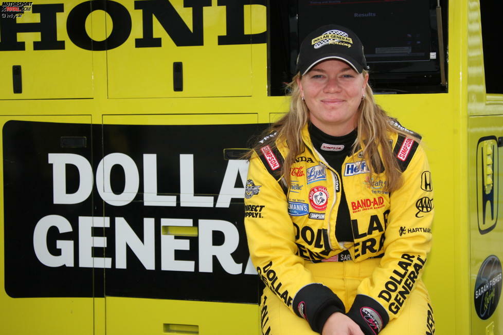 Sarah Fisher: 9 Starts, bestes Ergebnis Platz 17 (2009)