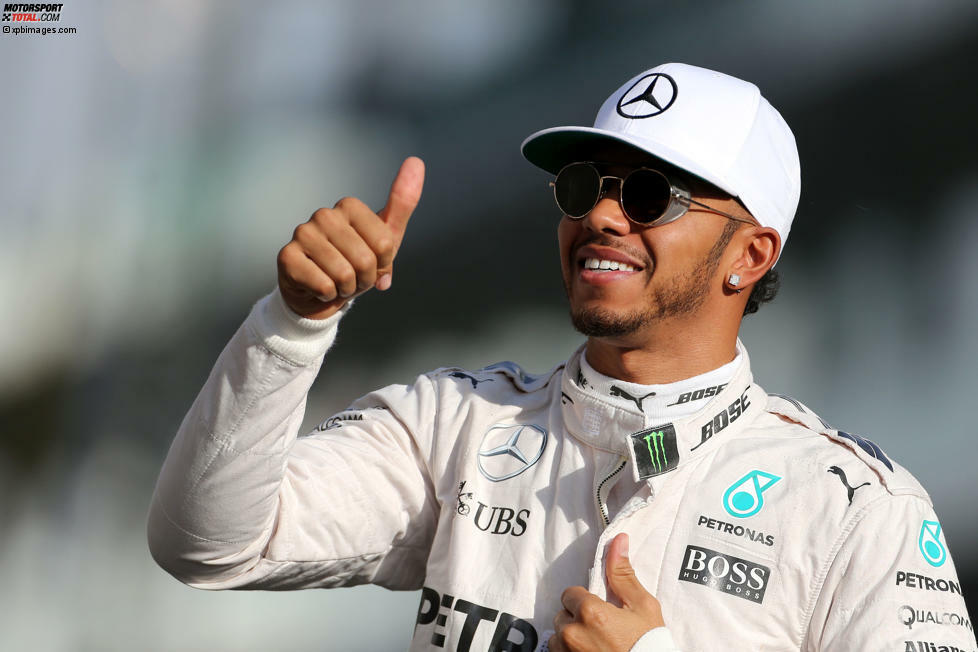 Lewis Hamilton (Mercedes): Jahresgehalt 18,7 Millionen Euro, Vertrag läuft bis einschließlich 2018.