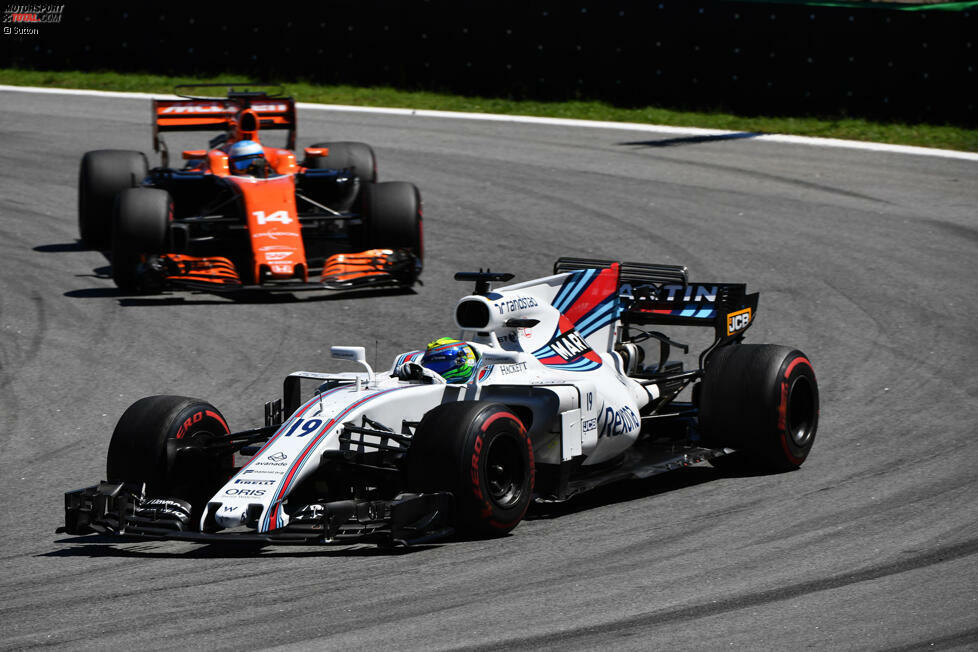 Während Vettel den Sieg sicher nach Hause fährt, obwohl er Vibrationen von den Reifen spürt, liefern sich Massa, Alonso und Perez einen sehenswerten Fight um P7. Massa gewinnt das Fotofinish, und das ist gut so: ...