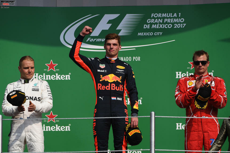 Zum ersten Mal seit Fuji 1976 wird der neue Weltmeister überrundet. Aber das kümmert Max Verstappen wenig. Er gewinnt zum dritten Mal ein Formel-1-Rennen. 