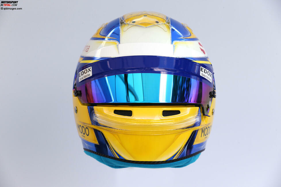 Marcus Ericsson (#9, Sauber): Eine Hommage an Senna? Nein, es sind die Nationalfarben der Pipi-Langstrumpf-Heimat Schweden!